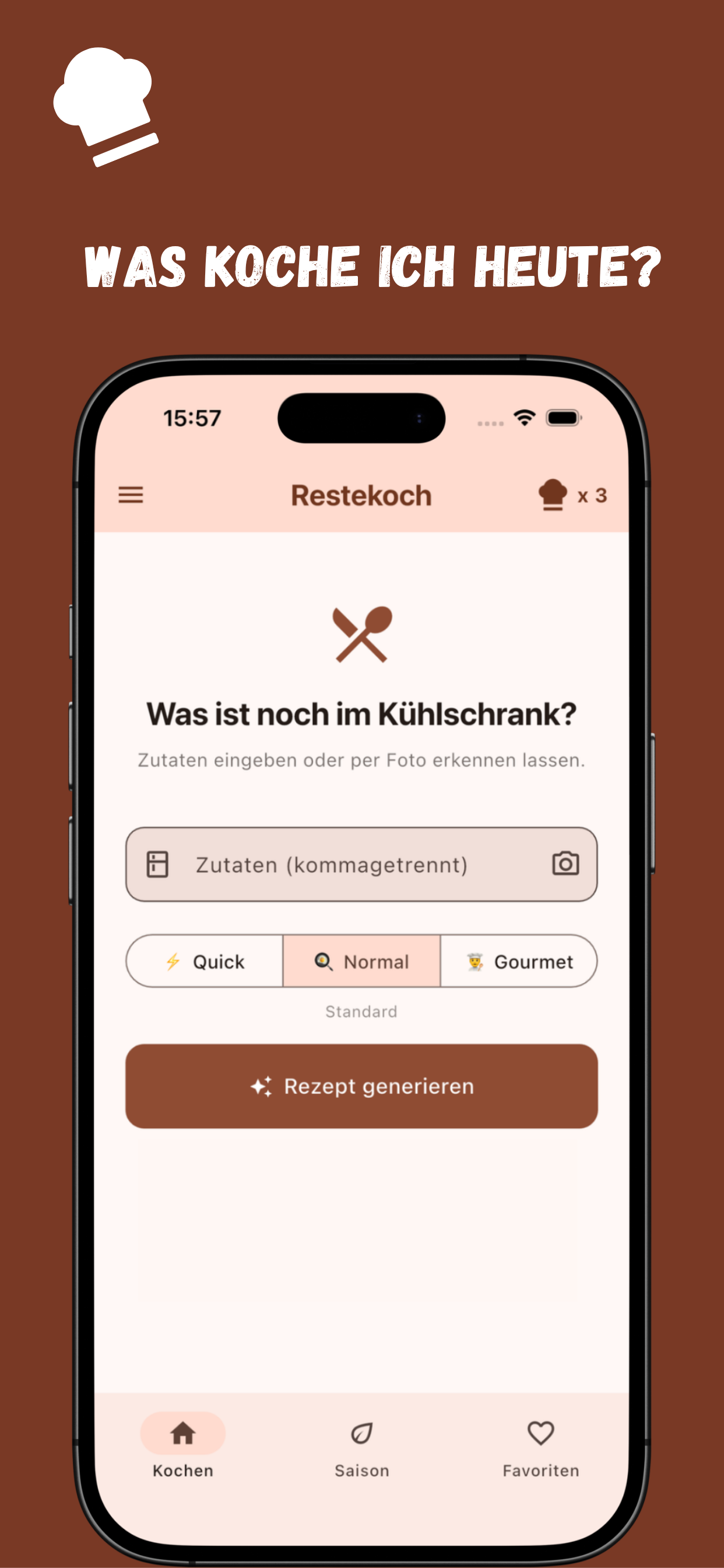 Screenshot 1 von Restekoch